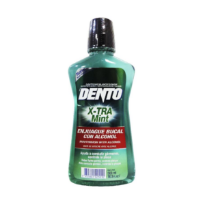 Dento Enjuague Bucal x 500 ml Xtra Mint (verde) - Imagen 1