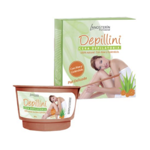 Depillini Cera Depilatoria x 200 g Olla Aloe Y Calendula - Imagen 1