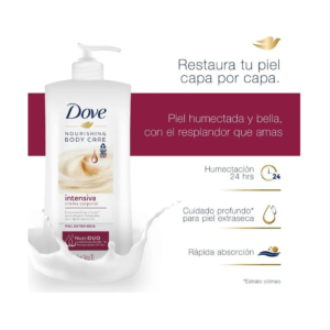 Dove Crema Corporal x 400 ml Nutricion Intensiva (p.extra Seca) - Imagen 2
