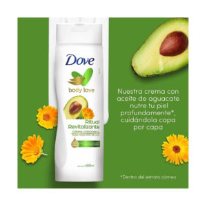 Dove Crema Corporal x 400 ml Palta Ritual Revitalizante - Imagen 2