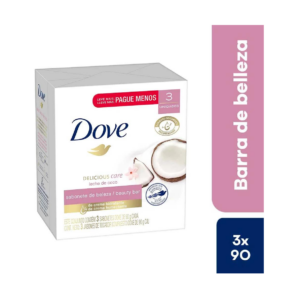 Dove Jabon Oferta 3 Und x 090 g Leche De Coco - Imagen 1