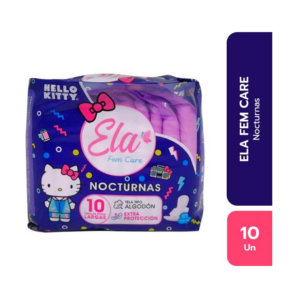 Ela Toallas Nocturna x 10 Und Hello Kitty Tela - Imagen 1
