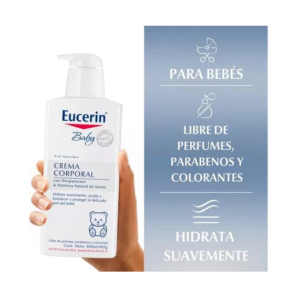 Eucerin Baby Crema Corporal x 400 ml Piel Sensible - Imagen 2
