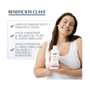 Eucerin Shampoo Dermo Capillaire x 250 ml Suave Ph5 - Imagen 3