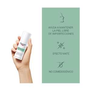 Eucerin Crema Fluido Facial x 050 ml Dermo Pure Matificante - Imagen 2