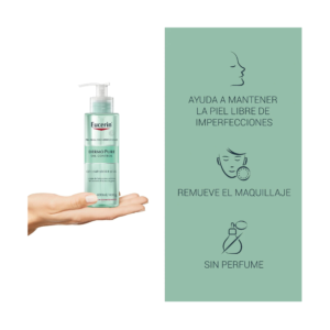 Eucerin Dermo Pure x 400 ml Gel Limpiador Facial C/dosif P.grasa - Imagen 2