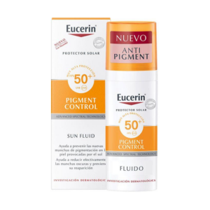 Eucerin Bloqueador Facial Crema Fps 50 x 50 ml Pigment Control Fluido - Imagen 1