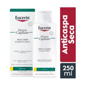 Eucerin Shampoo Crema Anticaspa x 250 ml Seco - Imagen 1