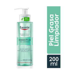 Eucerin Dermo Pure x 200 ml Gel Limpiador Facial C/dosif P.grasa - Imagen 1