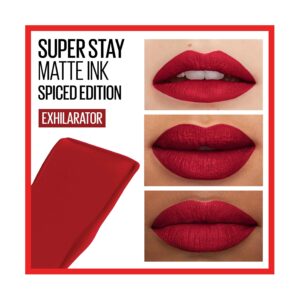 Maybelline Labial Superstay Matte Ink Spiced Edition 340 Exhilarator - Imagen 2