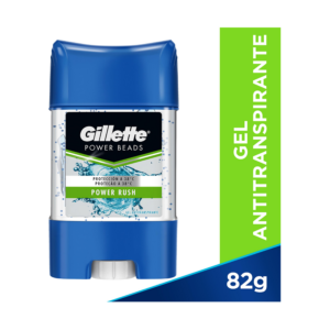 Gillette Desodorante Clear Gel Ap 82 gr Power Beads Power Rush - Imagen 1