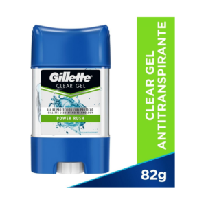 Gillette Desodorante Clear Gel Ap 82 gr Power Rush - Imagen 1