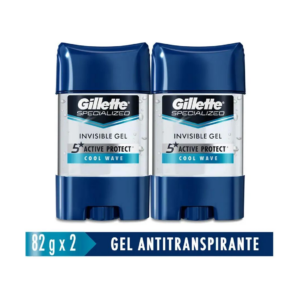 Gillette Oferta Desodorante Mellizos Clear Gel Ap 82 gr Cool Wave - Imagen 1