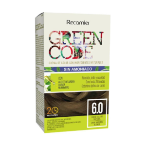 Green Code Tinte Kit S/amoniaco 6.0 Rubio Oscuro Natural - Imagen 1