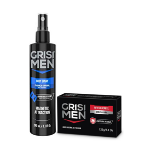 Grisi Men Estuche Body Spray 240 Ml/jabon Revit 125 g Magnetic - Imagen 1