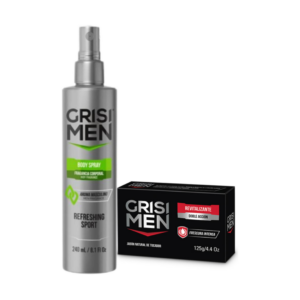 Grisi Men Estuche Body Spray 240 Ml/jabon Revit 125 g Sport - Imagen 1