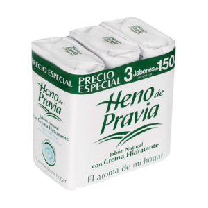 Heno De Pravia Jabon Oferta Hidrat. 3 x 150 g - Imagen 1
