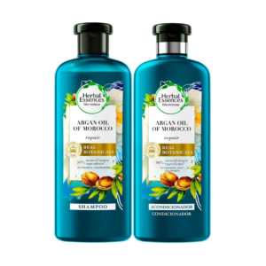 Pack Herbal Essences Shampoo 400 ml + Acondicionador 400 ml Argan Oil of Morocco - Imagen 1