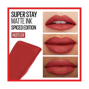 Maybelline Labial Superstay Matte Ink Spiced Edition 335 Hustler - Imagen 2