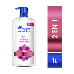 H & S 2en1 Shampoo x 1 l Suave Y Manejable - Imagen 1