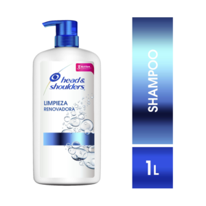 H & S Shampoo x 1 l Limpieza Renovadora - Imagen 1