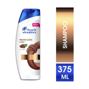 H & S Shampoo x 375 ml Protecc Caida Cafeina - Antifall - Imagen 1