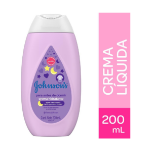 Johnsons Crema Hidratante x 200 ml Antes De Dormir - Imagen 1