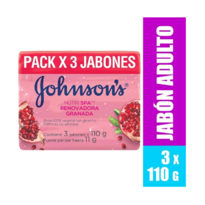 Johnsons Oferta Jabon Adulto 110 g Tripack Nutric Renovad Granada - Imagen 1