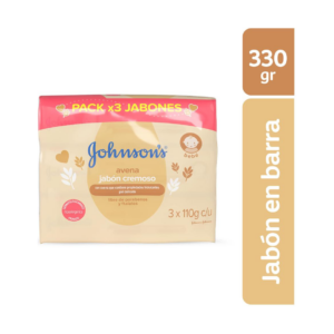 Johnsons Oferta Jabon Baby 110 g Tripack Avena - Imagen 1