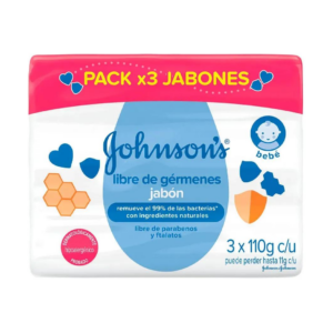 Johnsons Oferta Jabon Baby 110 g Tripack Original - Imagen 1
