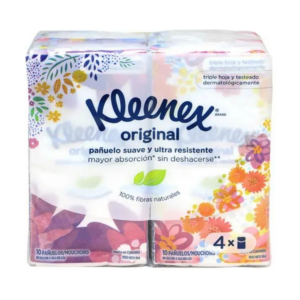 Kleenex Papel Facial Bolsillo 4 x 10 Orig Unisex - Imagen 1