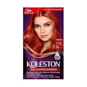 Koleston Tinte Kit 7744 Rubio Cobrizo Intenso - Imagen 1