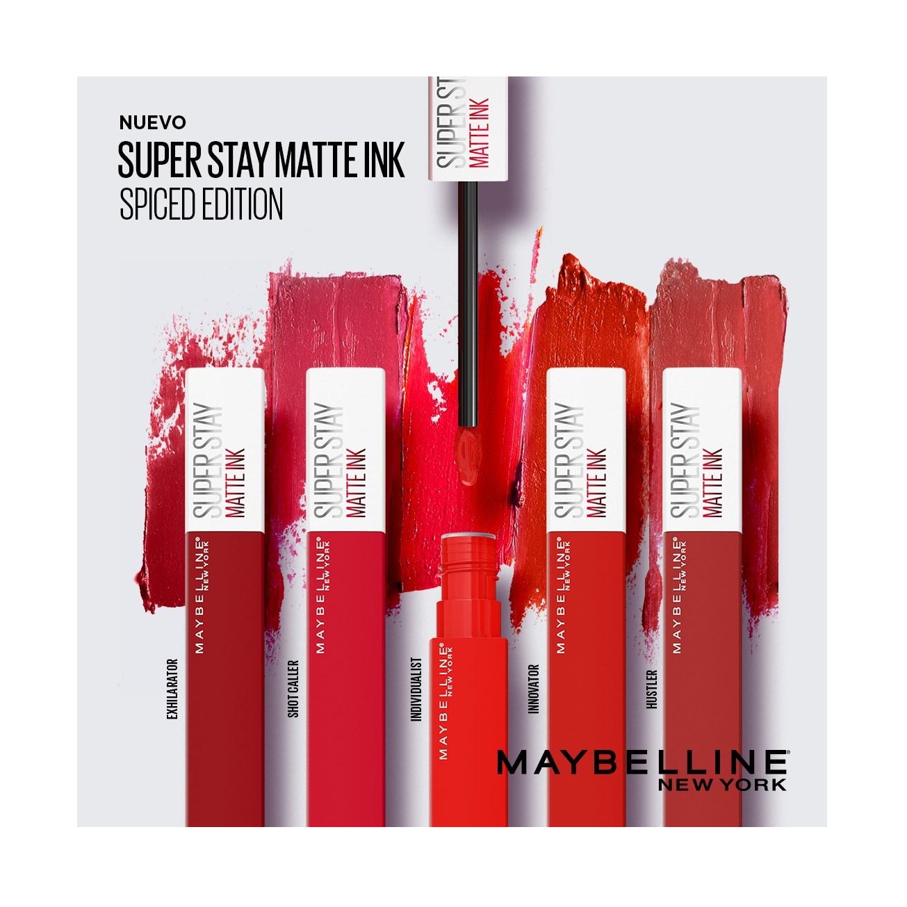 Maybelline Labial Superstay Matte Ink Spiced Edition 340 Exhilarator Alara 