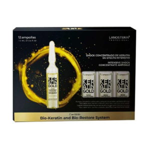 Lanosterin Profesional Ampolla Concentrada Keratin Gold x 13ml - Imagen 1