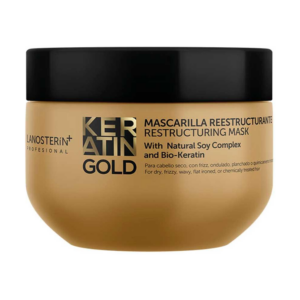 Lanosterin Profesional Mascarilla Keratin Gold Pote x 300gr - Imagen 1