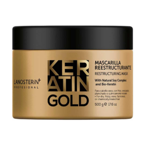 Lanosterin Profesional Mascarilla Keratin Gold Pote x 500gr - Imagen 1