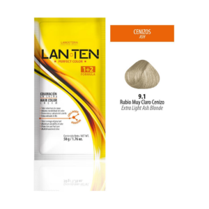 Lanten Tinte Sachet 9.1 Rubio Muy Claro Cenizo - Imagen 1