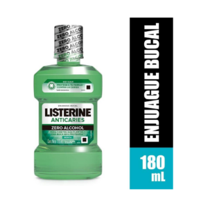 Listerine Enjuague Bucal x 180 ml Zero Anticaries - Imagen 1