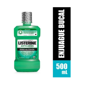 Listerine Enjuague Bucal x 500 ml Zero Anticaries - Imagen 1