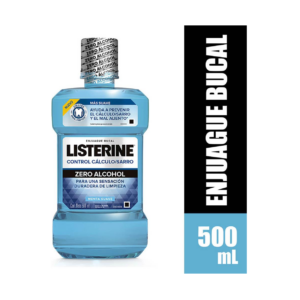 Listerine Enjuague Bucal x 500 ml Zero Antisarro - Imagen 1
