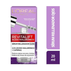 Loreal Serum Revitalift x 020 ml Acido Hialuronico 2.5% Ojos - Imagen 1