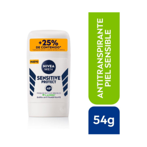 Nivea Desodorante Barra x 54 Grs Sensitive Protect Men - Imagen 1