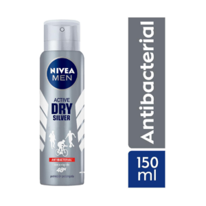 Nivea Desodorante Spray x 150 ml Dry Silver Active Men - Imagen 1