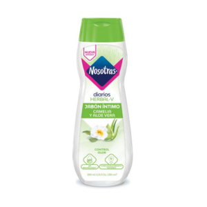 Nosotras Jabon Intimo x 200 ml Camelia Y Aloe Vera-herbal - Imagen 1