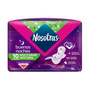 Nosotras Toallas Buenas Noches x 10 - Imagen 1