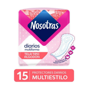 Nosotras Toallas x 015 Protectoras Multiestilo - Imagen 1
