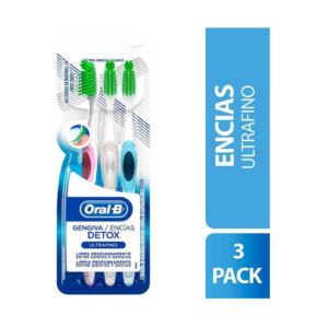 Oral B Cepillo Encias Detox Sensitive Ultrafino Pack x 3 - Imagen 1