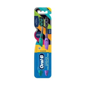 Oral B Cepillo Pack x 2 Complete Negro Colores Medio - Imagen 1