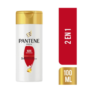Pantene Shampoo 2-1 x 100 ml Rizos Definidos - Imagen 1