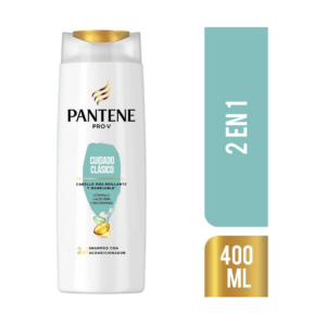 Pantene Shampoo 2-1 x 400 ml Cuidado Clasico - Imagen 1